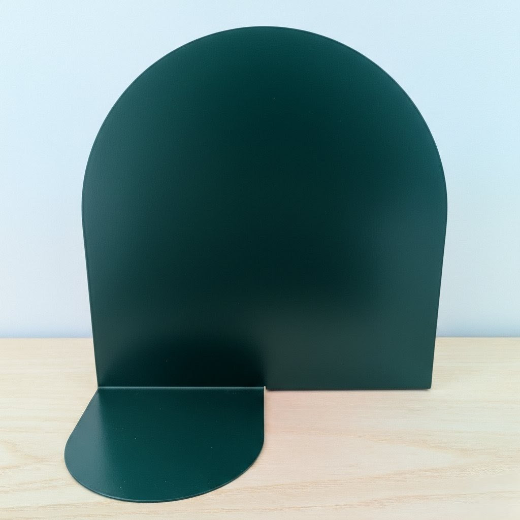 Serre-livres arrondi vert