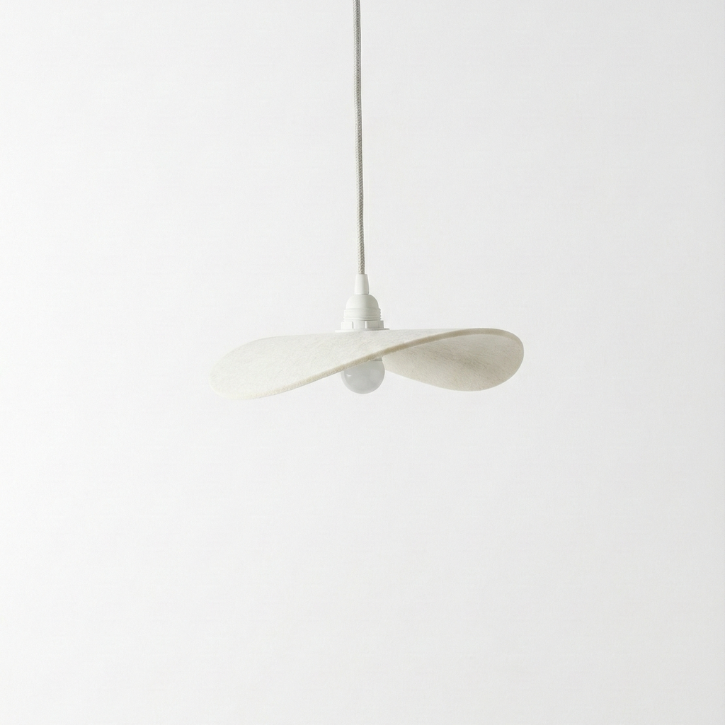 Suspension arrondie écrue