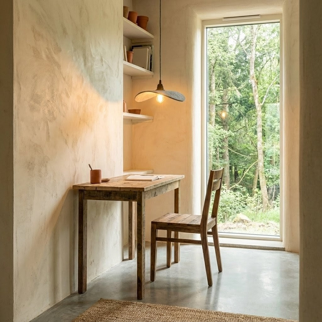 Suspension arrondie grise